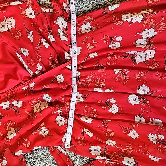 STUNNING INDIGO ROSE FLORAL MAXI PRAIRIE DRESS - Picture 5 of 10